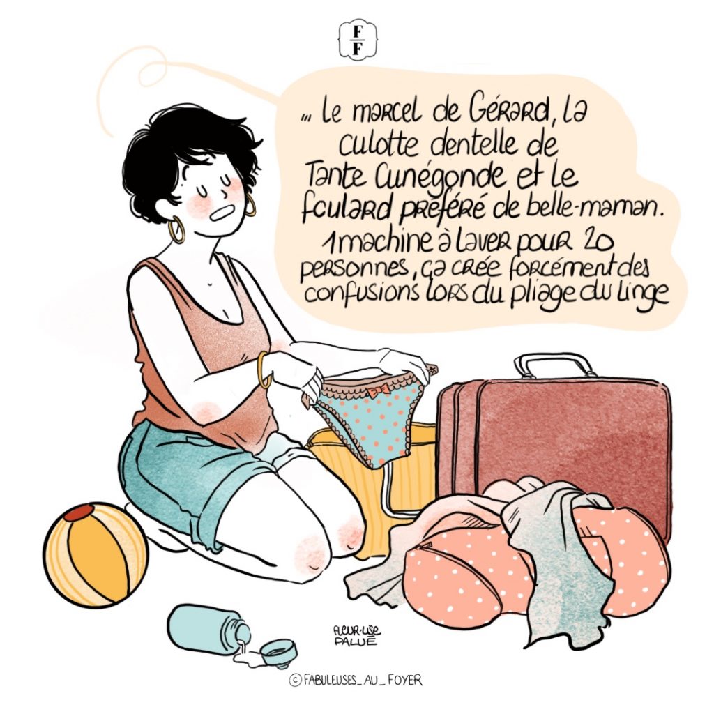 illustration de femme qui range ses bagages