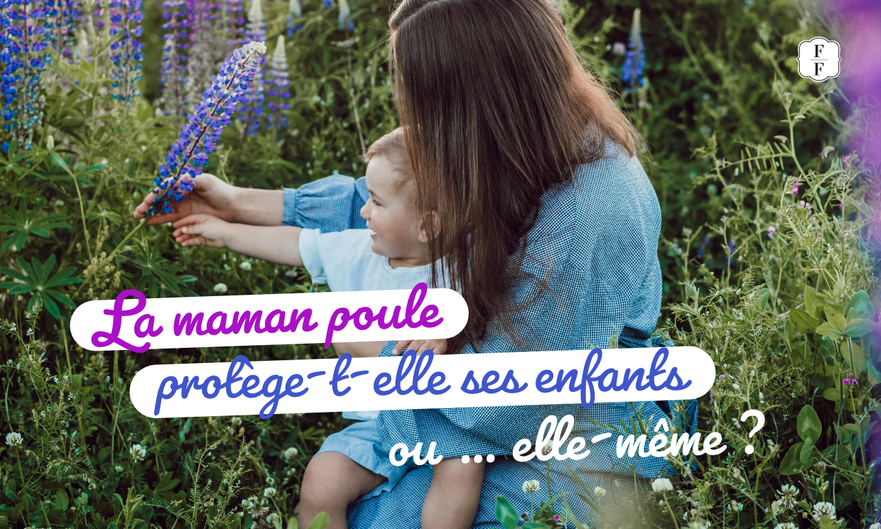 maman enfant fleurs