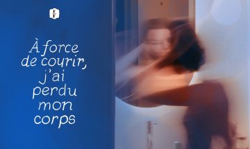 femme flou reflet miroir